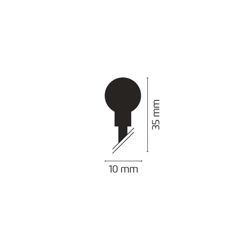 LED Екстериорни Коледни лампички CHAIN 80xLED 13м IP44 топло бяло
