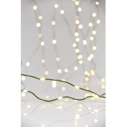 LED Екстериорни Коледни лампички LINE 700xLED/8 функции 40 m IP44 топло бял