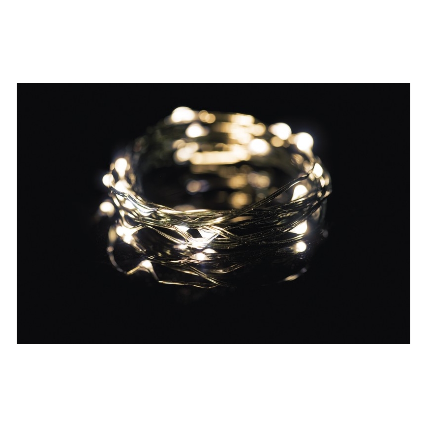 LED Екстериорни Коледни лампички NANO 40xLED 9м IP44 топло бели