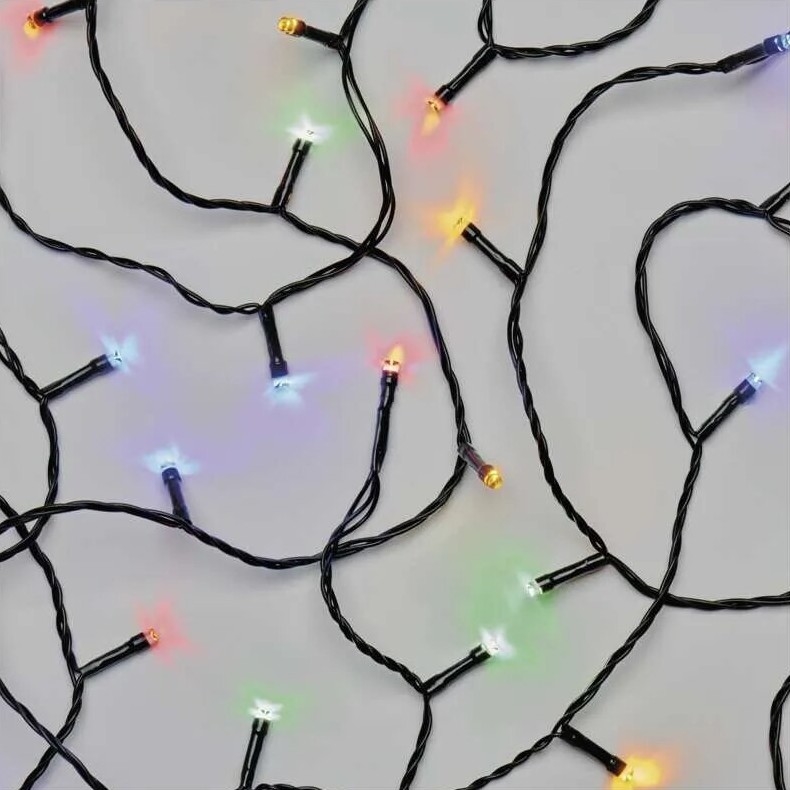 LED Екстериорни Коледни лампички 100xLED/10m IP44 многоцветен