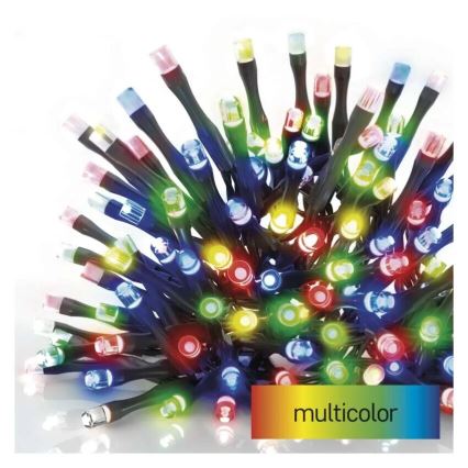 LED Екстериорни Коледни лампички 100xLED/10m IP44 многоцветен