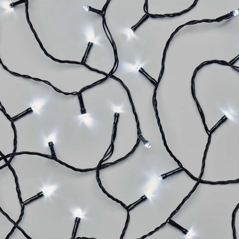 LED Екстериорни Коледни лампички 100xLED/10m IP44 студено бял