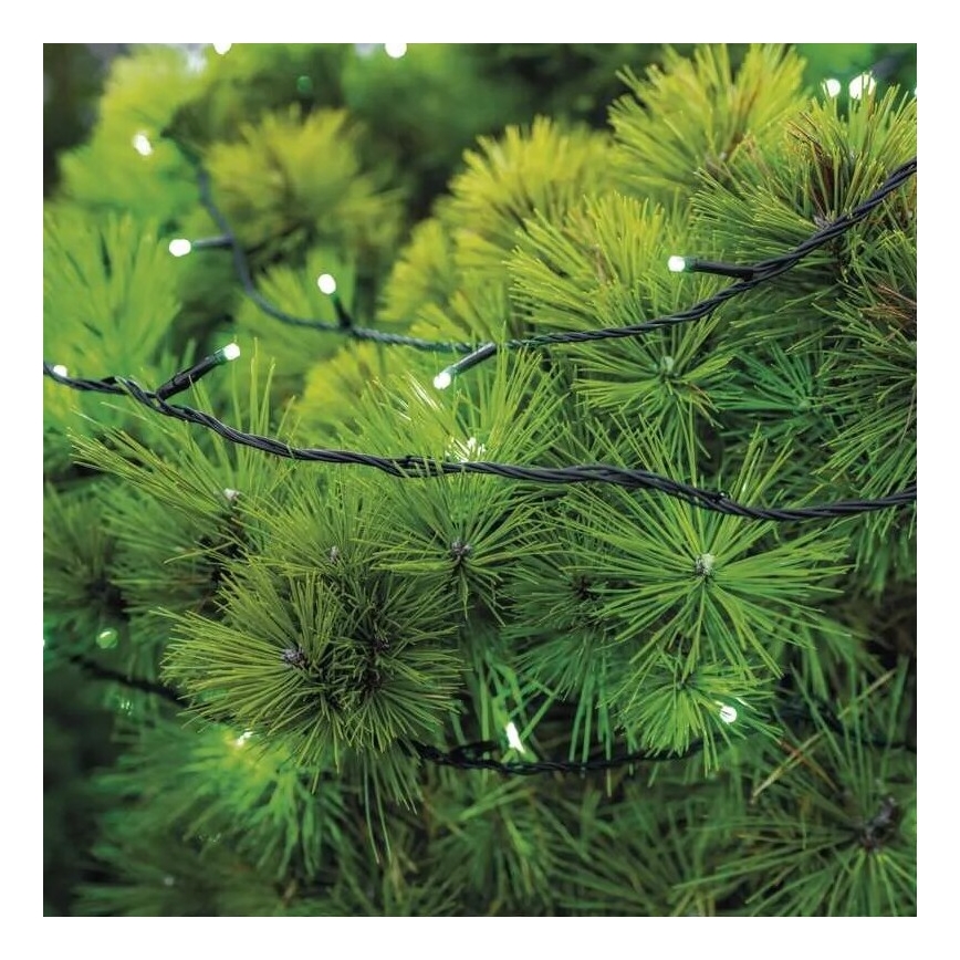 LED Екстериорни Коледни лампички 100xLED/10m IP44 зелен