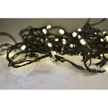 LED Екстериорни Коледни лампички 100xLED/8 функции IP44 13 м топло бял