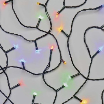 LED Екстериорни Коледни лампички 120xLED/17м IP44 многоцветни