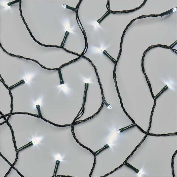 LED Екстериорни Коледни лампички 120xLED/17м IP44 студено бяло
