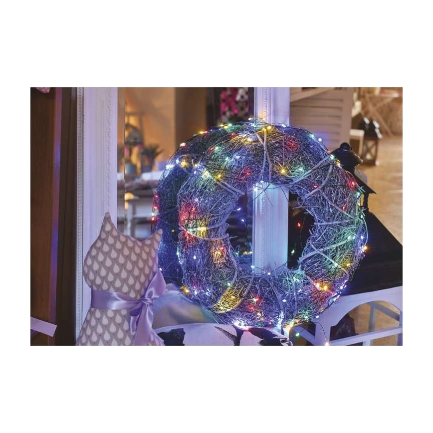 LED Екстериорни Коледни лампички 150xLED/20м IP44 многоцветни