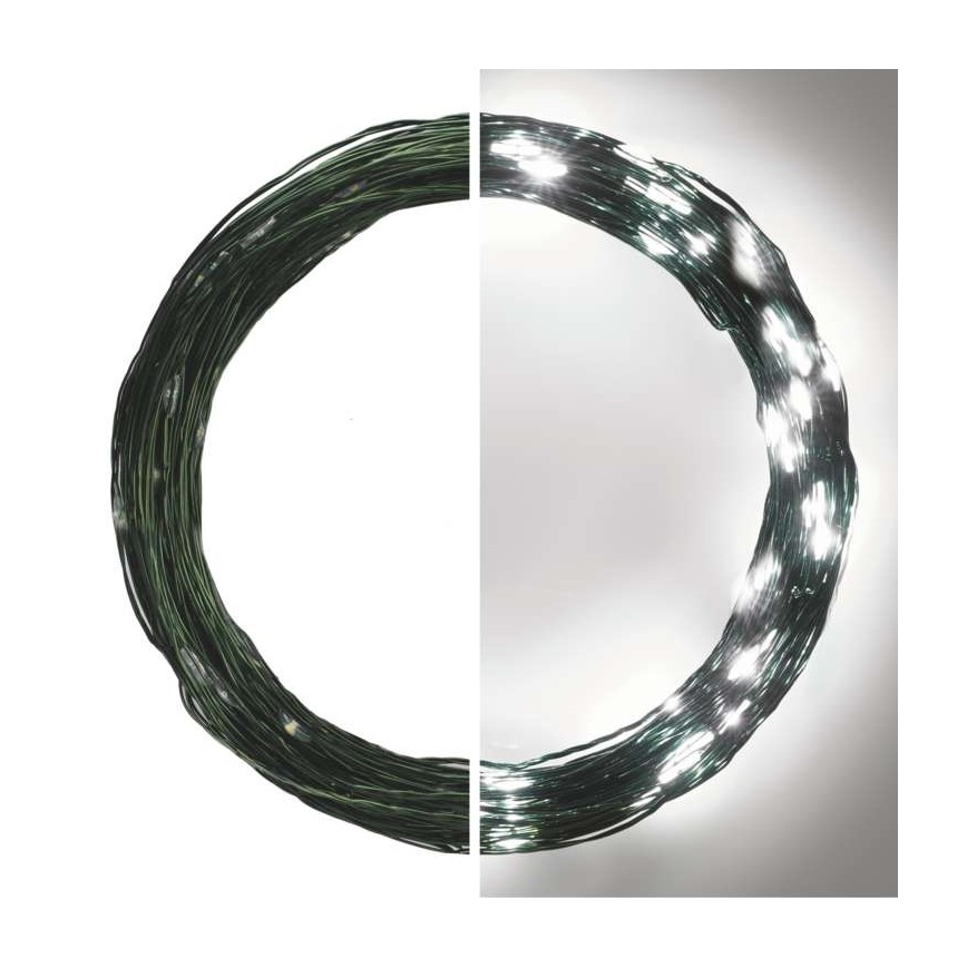 LED Екстериорни Коледни лампички 150xLED/20м IP44 студено бяло