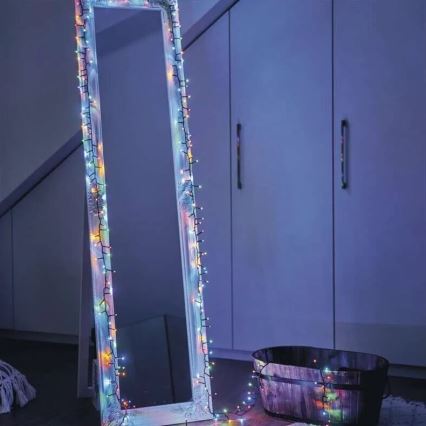 LED Екстериорни Коледни лампички 150xLED/27,35m IP44 многоцветен