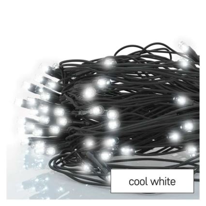 LED Екстериорни Коледни лампички 160xLED/2x1,5m IP44 студено бял