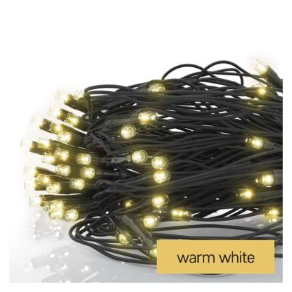 LED Екстериорни Коледни лампички 160xLED/2x1,5m IP44 топло бял