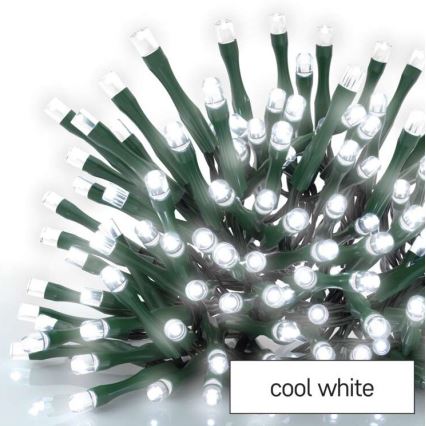 LED Екстериорни Коледни лампички 180xLED/8 режима 23м IP44 студен бял