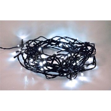 LED Екстериорни Коледни лампички 200xLED/8 функции 15м IP44 студено бяло