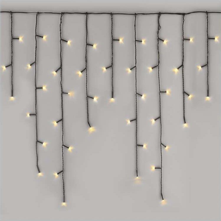 LED Екстериорни Коледни лампички 200xLED/8 режима 8,6м IP44 топло бели