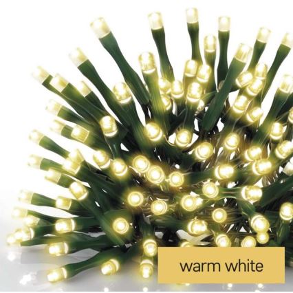 LED Екстериорни Коледни лампички 240xLED/8 режима 29м IP44 топло бяло