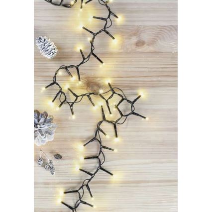 LED Екстериорни Коледни лампички 300xLED/11м IP44 топло бяло