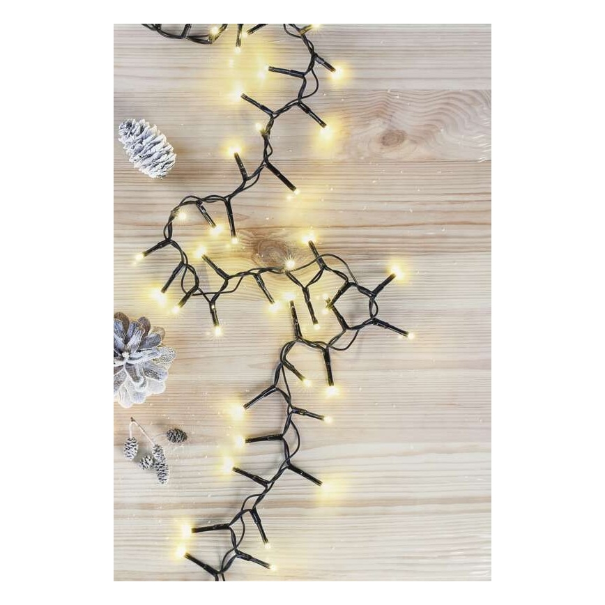 LED Екстериорни Коледни лампички 300xLED/11м IP44 топло бяло