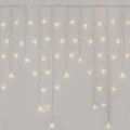 LED Екстериорни Коледни лампички 300xLED/8 режима 10м IP44 топло бели + дистанционно