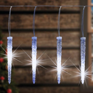 LED Екстериорни коледни лампички 360xLED 10,6 м IP44 студено бял