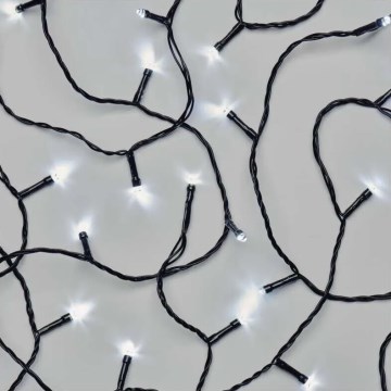 LED Екстериорни Коледни лампички 40xLED/3xAA 3,3m IP44 студено бял