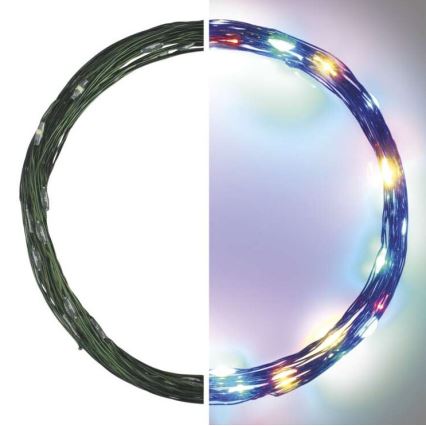 LED Екстериорни Коледни лампички 40xLED/9м IP44 многоцветни