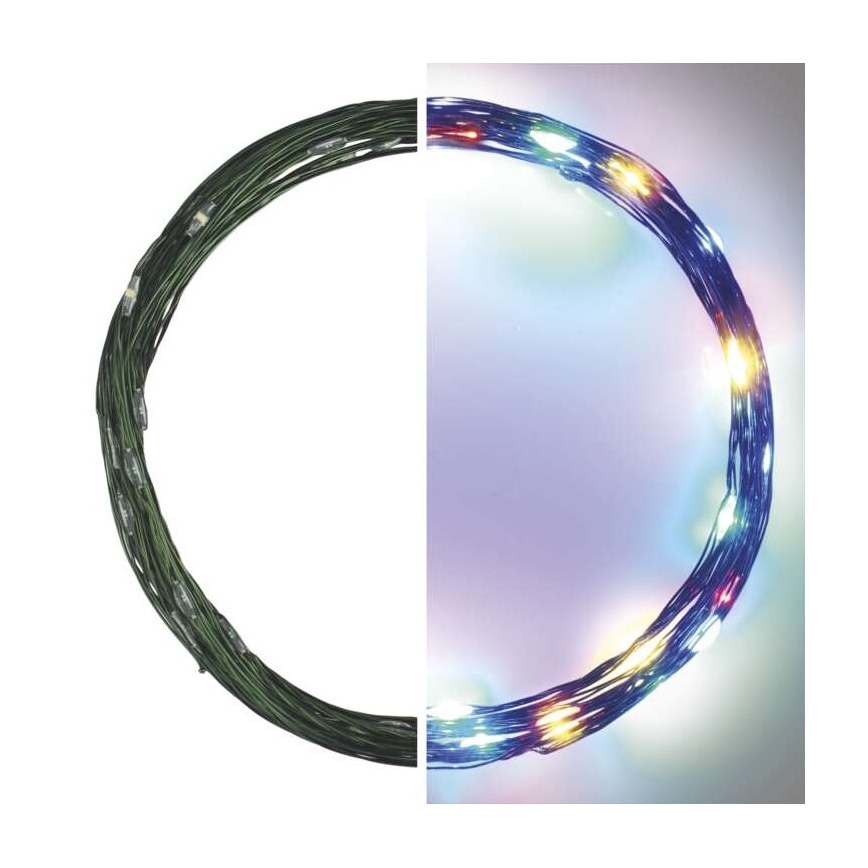 LED Екстериорни Коледни лампички 40xLED/9м IP44 многоцветни