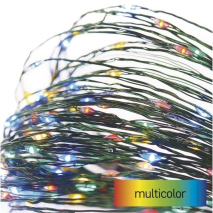LED Екстериорни Коледни лампички 40xLED/9м IP44 многоцветни