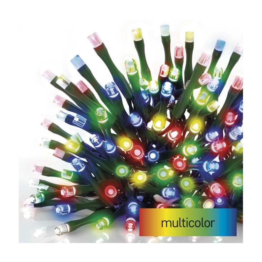LED Екстериорни Коледни лампички 40xLED/9м IP44 многоцветни