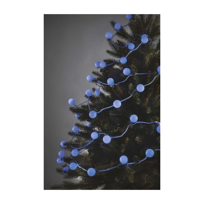 LED Екстериорни Коледни лампички 40xLED/9м IP44 сини