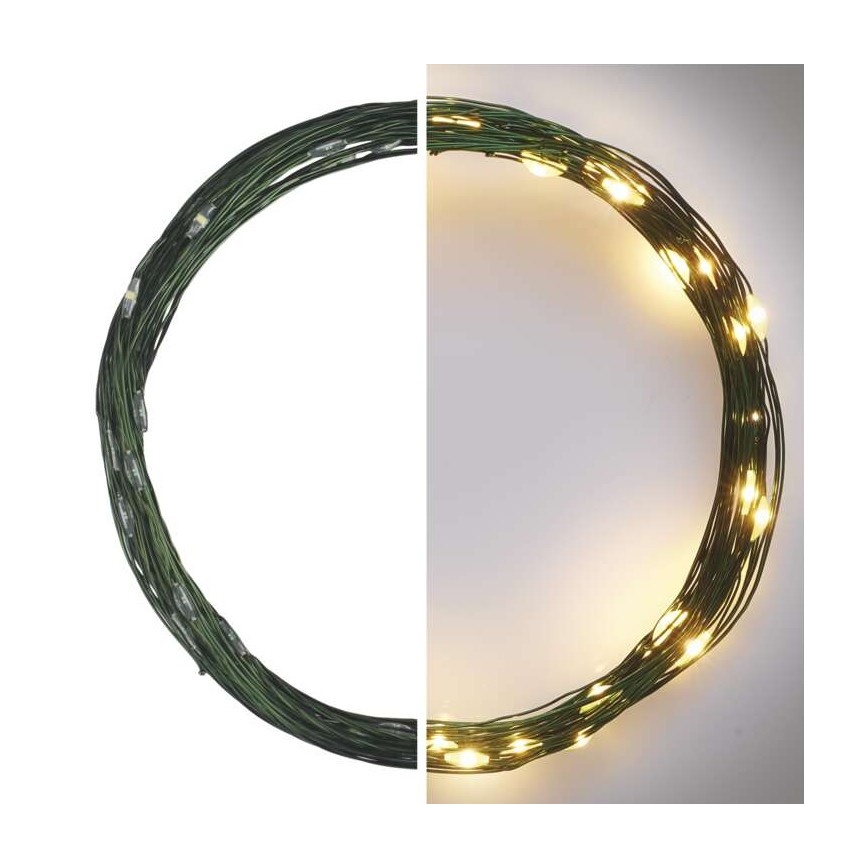 LED Екстериорни Коледни лампички 40xLED/9м IP44 топло бяло