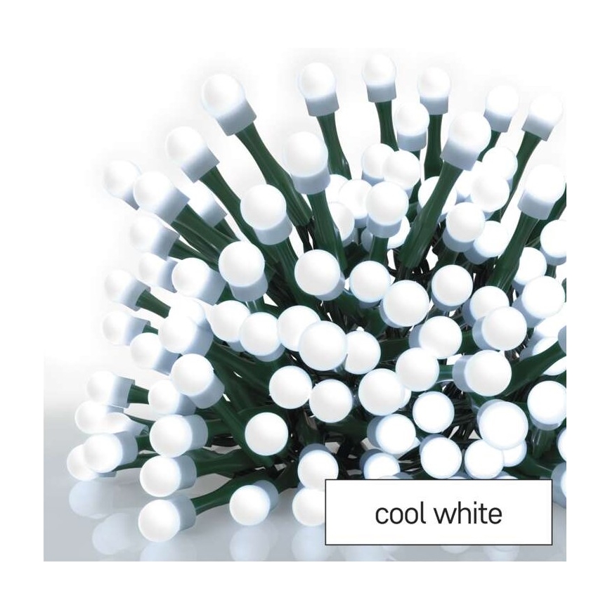 LED Екстериорни Коледни лампички 480xLED/53м IP44 студено бели