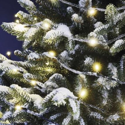 LED Екстериорни Коледни лампички 50xLED/5m IP44 топло бял