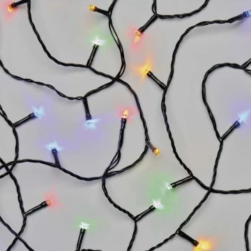 LED Екстериорни Коледни лампички 50xLED/5m IP44 многоцветен
