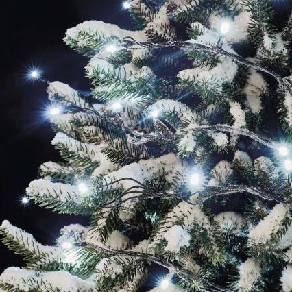 LED Екстериорни Коледни лампички 50xLED/5m IP44 студено бял