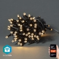 LED Екстериорни Коледни лампички 50xLED/8 функции 10м IP65 Wi-Fi Tuya топло бели