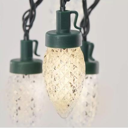 LED Екстериорни Коледни лампички 50xLED/8 функции 14,8 м IP44 топло бели