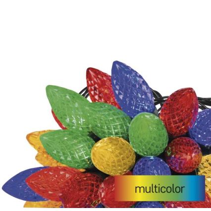 LED Екстериорни Коледни лампички 50xLED/8 режима 14,8м IP44 многоцветни
