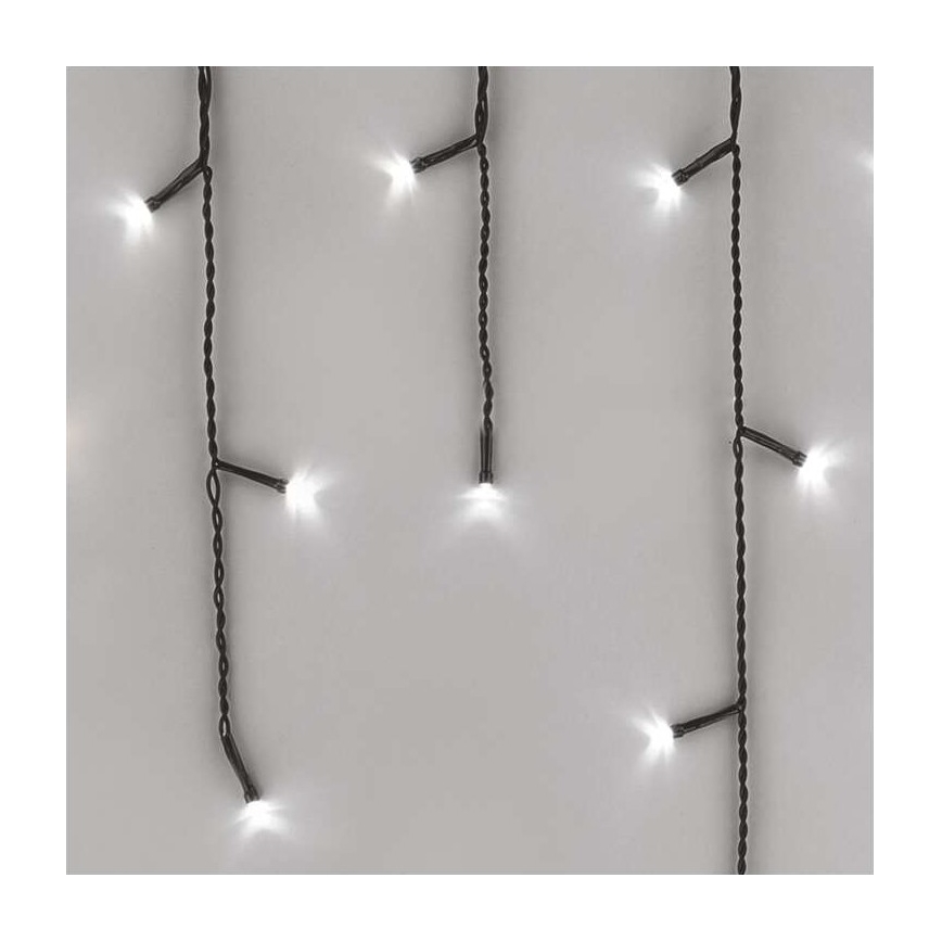 LED Екстериорни Коледни лампички 600xLED/8 режима 15м IP44 студено бели