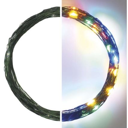 LED Екстериорни Коледни лампички 75xLED/12,5м IP44 многоцветни