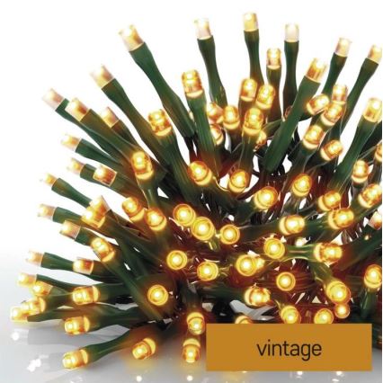 LED Екстериорни Коледни лампички 80xLED/13м IP44 винтидж