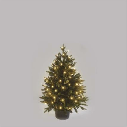 LED Екстериорни Коледни лампички 80xLED/6,1м IP44 топло бели