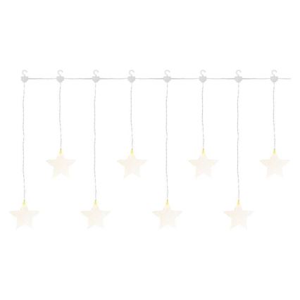 LED Екстериорни Коледни лампички 8xLED/5,84м IP44 звезди