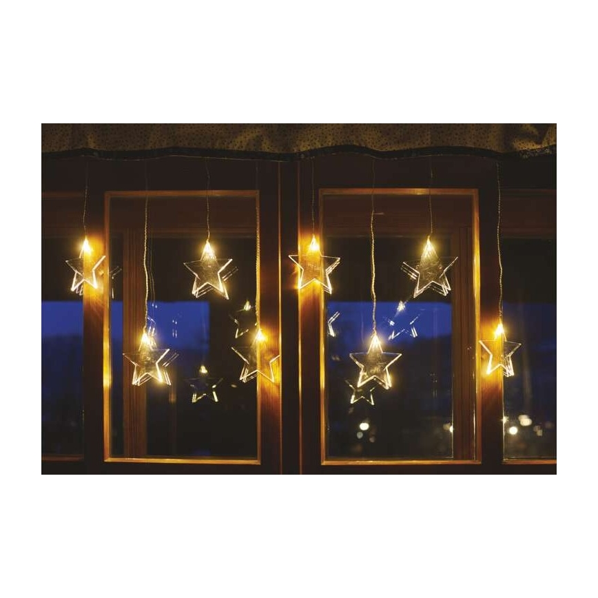 LED Екстериорни Коледни лампички 8xLED/5,84м IP44 звезди