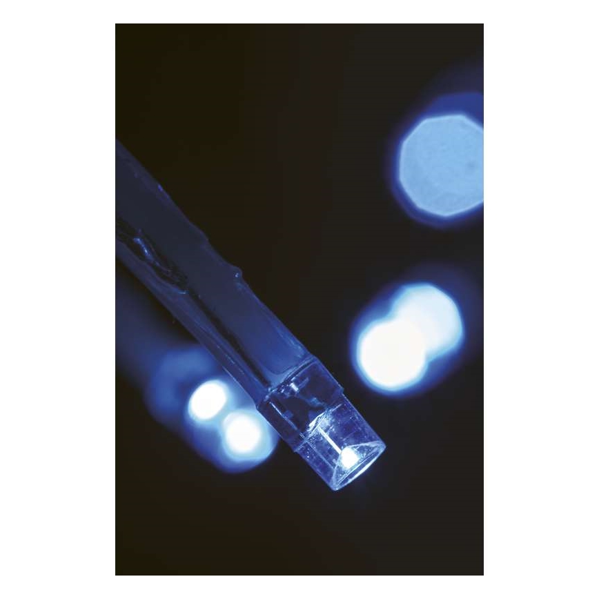 LED Екстериорни Коледни лампички CHAIN 180xLED/8 функции 8м IP44 студено бели