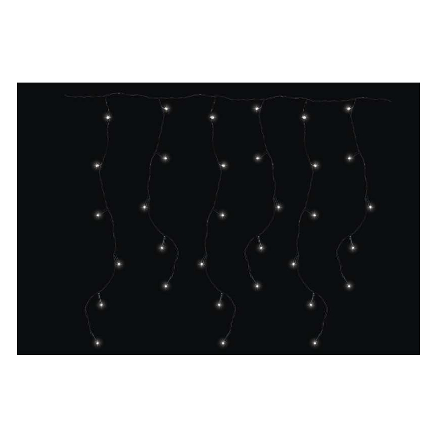 LED Екстериорни Коледни лампички CHAIN 180xLED/8 функции 8м IP44 студено бели