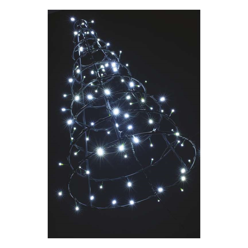 LED Екстериорни Коледни лампички CHAIN 40xLED 9м IP44 студено бели