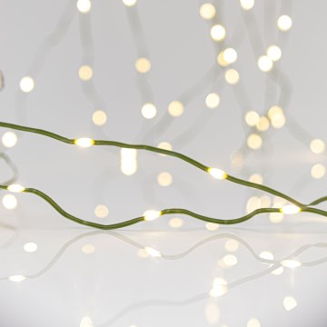 LED Екстериорни Коледни лампички LINE 700xLED/8 функции 40 m IP44 топло бял