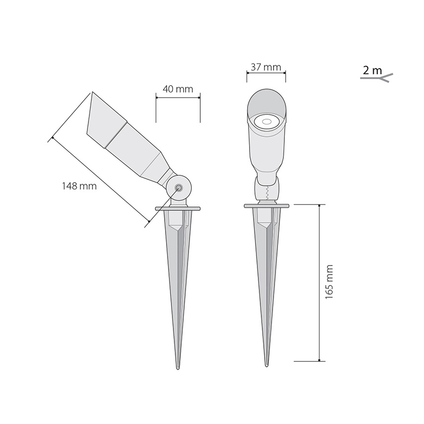 LED Екстериорно осветление  OKO 1xLED/1W/350mA IP54