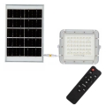 LED Екстериорен димируема соларен прожектор LED/6W/3,2V IP65 4000K бял + дистанционно управление