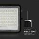 LED Екстериорен димируема соларен прожектор LED/15W/3,2V IP65 4000K черен + дистанционно управление